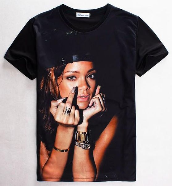 tshirt Знаменитая звезда Rihanna T рубашка для мужчин / женщин 3d футболка с коротким рука
tshirt Знаменитая звезда Rihanna T рубашка для мужчин / женщин 3d футболка с коротким рука
