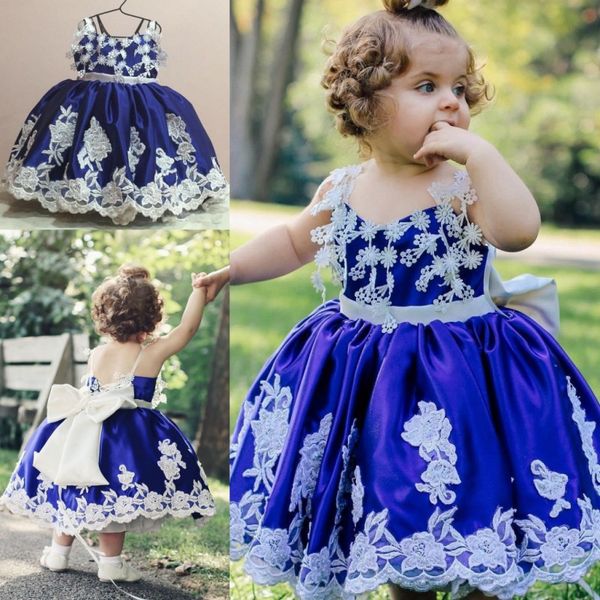 royal blue first communion dresses toddlers appliques sash backless flower girls dresses for weddings back lace up bow girls pageant dress, White;blue
royal blue first communion dresses toddlers appliques sash backless flower girls dresses for weddings back lace up bow girls pageant dress, White;blue