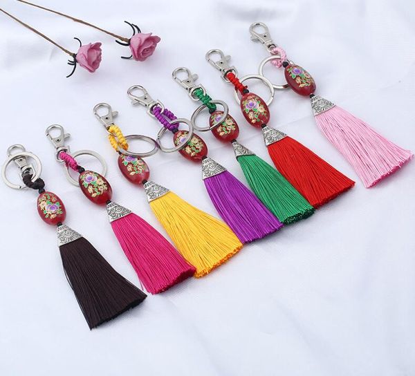 new arrival bag mobile phone pendant national multi - color tassel weaving key chain kr130 keychains mix order 20 pieces a lot, Slivery;golden
new arrival bag mobile phone pendant national multi - color tassel weaving key chain kr130 keychains mix order 20 pieces a lot, Slivery;golden