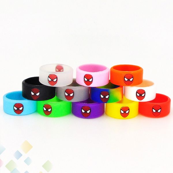 Spider Man Vape Band Widened Silicone Ring Colorful Spider-man Rubber Decorative and Protection Rings Fit E Cigarette DHL Free
Spider Man Vape Band Widened Silicone Ring Colorful Spider-man Rubber Decorative and Protection Rings Fit E Cigarette DHL Free