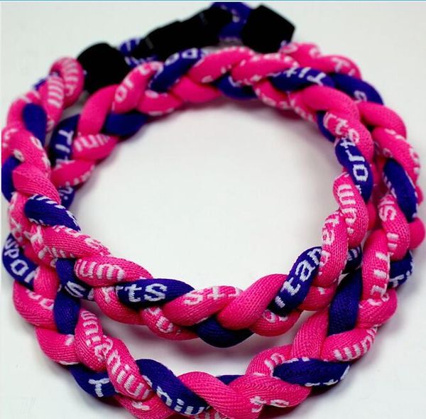 promotion -baseball sports titanium 3 rope braided rose rose purple ge necklace rt059, Golden;silver
promotion -baseball sports titanium 3 rope braided rose rose purple ge necklace rt059, Golden;silver