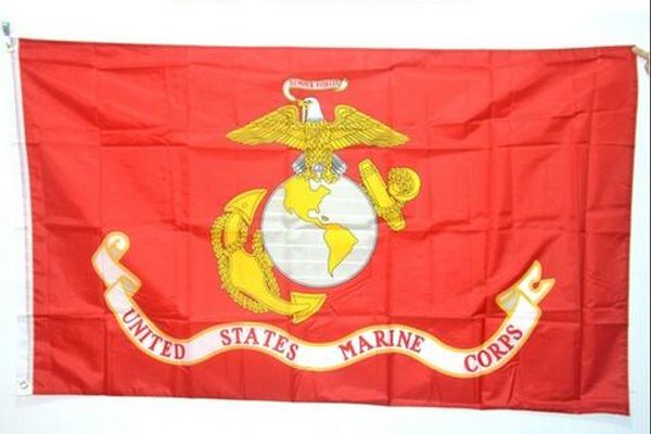 

Американская армия США Корпус морской пехоты США-USMC Polyster флаг баннеры DHL бесплатн