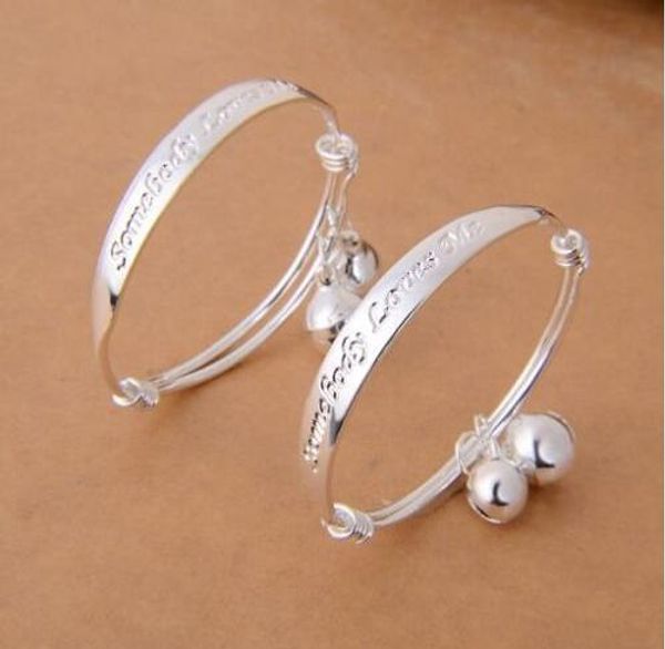 10 pairs/lot 925 silver plated english alphabet love baby bracelet jewelry children bangle love baby bangle jewelry drop shipping, Black
10 pairs/lot 925 silver plated english alphabet love baby bracelet jewelry children bangle love baby bangle jewelry drop shipping, Black