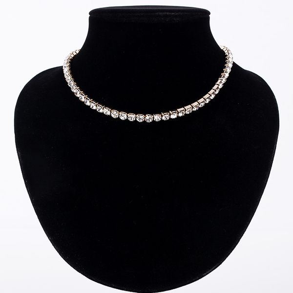 new women crystal rhinestone collar necklace necklaces for girl wedding birthday jewelry #n062, Black
new women crystal rhinestone collar necklace necklaces for girl wedding birthday jewelry #n062, Black