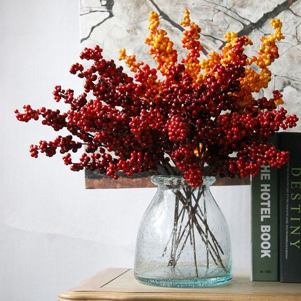 wholesale- 1pc diy mini fruit berries artificial cherry bouquet for wedding home party decorative 48cm length
wholesale- 1pc diy mini fruit berries artificial cherry bouquet for wedding home party decorative 48cm length