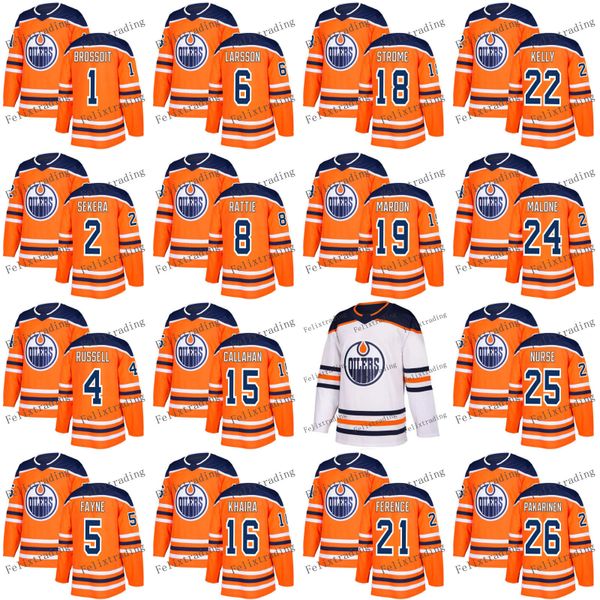 Edmonton Oilers 27 Milan Lucic 4 Kris Russell 5 Mark Fayne Ty Rattie Laurent Brossoit Darnell Nurse Chris Kelly 2018 Season Hockey Jerseys
Edmonton Oilers 27 Milan Lucic 4 Kris Russell 5 Mark Fayne Ty Rattie Laurent Brossoit Darnell Nurse Chris Kelly 2018 Season Hockey Jerseys