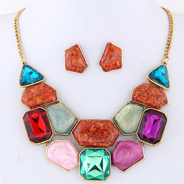 2017 brand jewelry sets for women bridal jewelry set vintage geometric statement necklace earrings sets jewelry, Silver
2017 brand jewelry sets for women bridal jewelry set vintage geometric statement necklace earrings sets jewelry, Silver