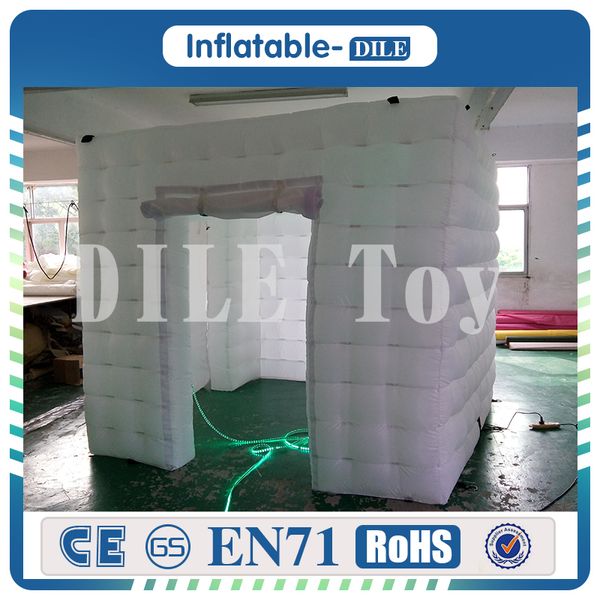 Durable Oxford Material Spiral Inflatable P Booth Tent, Inflatable P Booth Enclosure Inflatable P Booth Kiosk