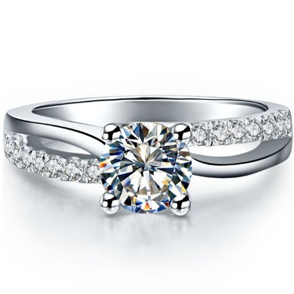 sterling silver jewelry 1carat classic prongs nscd diamond engagement ring for women 18k white gold plated popular jewelry s925 xmas gift, Slivery;golden
sterling silver jewelry 1carat classic prongs nscd diamond engagement ring for women 18k white gold plated popular jewelry s925 xmas gift, Slivery;golden