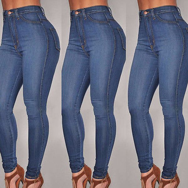 wholesale- new womens high waist stretch knee cut skinny slim fit denim pencil jeans, Blue
wholesale- new womens high waist stretch knee cut skinny slim fit denim pencil jeans, Blue
