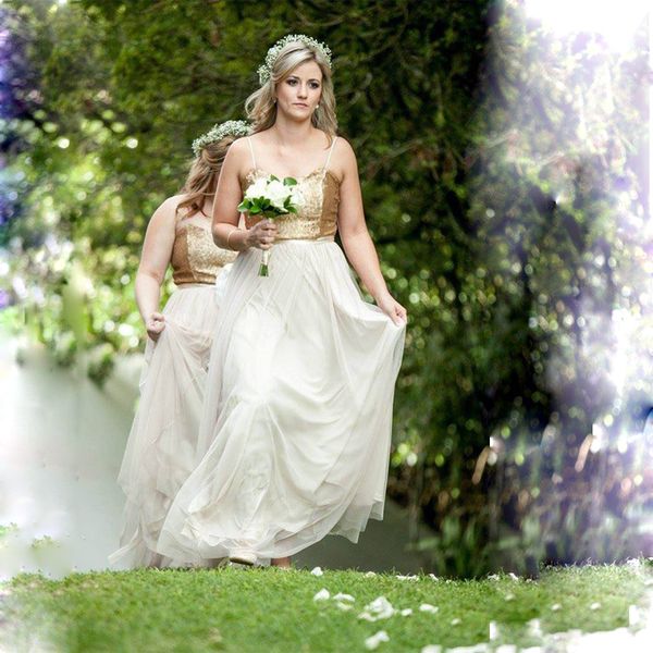 2017 elegant spaghett tulle satin bridesmaid dresses god sequins and ivory tulle ribbon long formal gown sweentheart dress, White;pink
2017 elegant spaghett tulle satin bridesmaid dresses god sequins and ivory tulle ribbon long formal gown sweentheart dress, White;pink