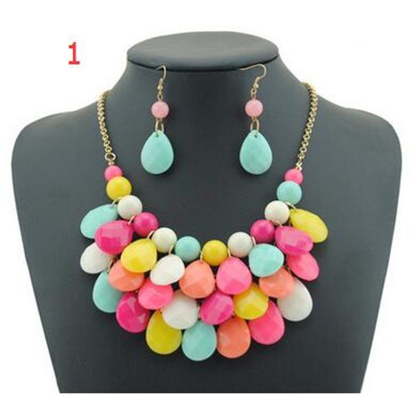 drop necklace earrings sets multilevel acrylic bubble bead chokers necklaces gold statement necklaces women jewelry 10pcs ing, Silver
drop necklace earrings sets multilevel acrylic bubble bead chokers necklaces gold statement necklaces women jewelry 10pcs ing, Silver