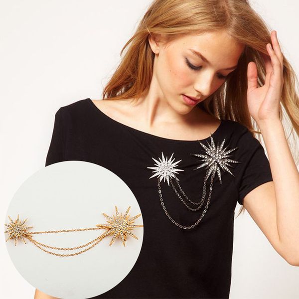 stellate brooches wholesale fashion exaggerated full diamond tassel chain brooch snowflake pins jewelry for women new style, Gray
stellate brooches wholesale fashion exaggerated full diamond tassel chain brooch snowflake pins jewelry for women new style, Gray