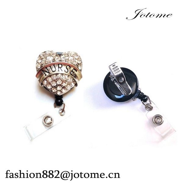 100pcs lot china wholesale sparkly rhinestone retractable badge reel id badge holder brooch pendant id badge holder nurse clear hear, Gray
100pcs lot china wholesale sparkly rhinestone retractable badge reel id badge holder brooch pendant id badge holder nurse clear hear, Gray