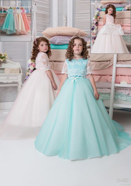two pieces arabic 2017 lace flower girl dresses vintage child dresses beautiful flower girl wedding dresses, White;blue
two pieces arabic 2017 lace flower girl dresses vintage child dresses beautiful flower girl wedding dresses, White;blue