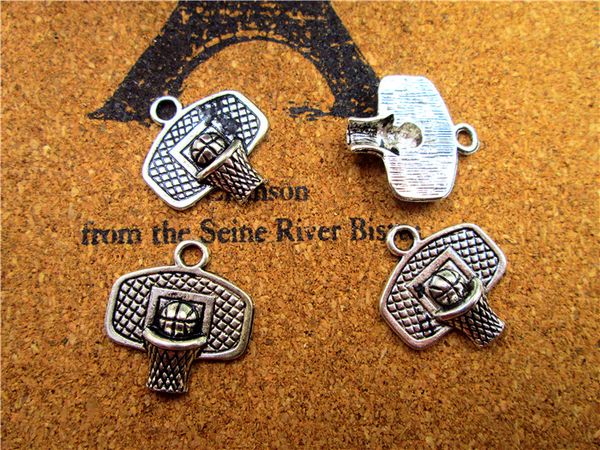 75pcs- basketball charms, antique tibetan silver tone backboard and ball charm pendants, jewelry making 20x15mm, Bronze;silver
75pcs- basketball charms, antique tibetan silver tone backboard and ball charm pendants, jewelry making 20x15mm, Bronze;silver
