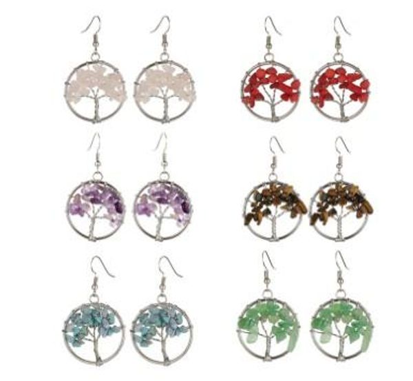 earrings of the tree of life bohemian womens hook earrings natural crystal hanging earrings 6 color option dangling, Silver
earrings of the tree of life bohemian womens hook earrings natural crystal hanging earrings 6 color option dangling, Silver