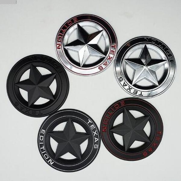3d chrome metal texa edition five pointed tar car tyling ticker decoration for grand cherokee compa wrangler
3d chrome metal texa edition five pointed tar car tyling ticker decoration for grand cherokee compa wrangler