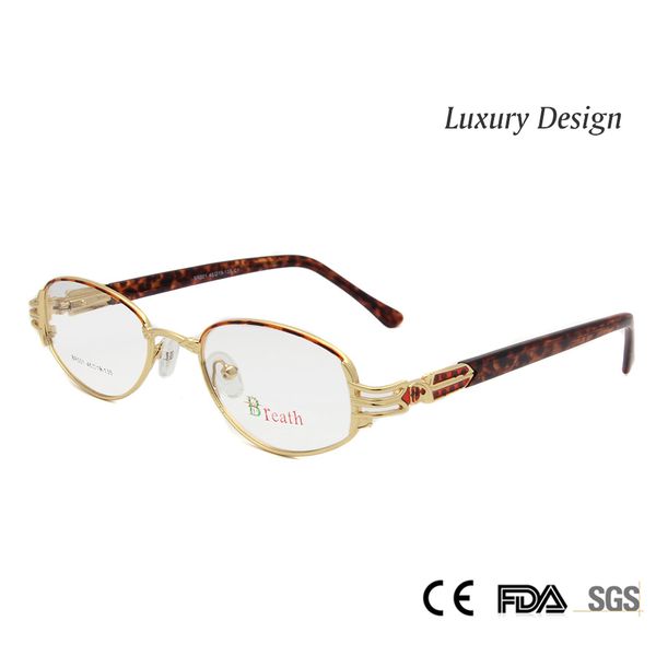 wholesale- luxury women's gold glasses frame optical eyewear frame female small oval oculos lentes opticos mujer, Silver
wholesale- luxury women's gold glasses frame optical eyewear frame female small oval oculos lentes opticos mujer, Silver