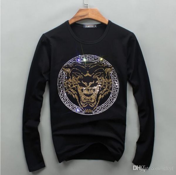 wholesale men luxury diamond design long sleeve fashion t-shirts men funny t shirts brand cotton and tees 03fd, White;black
wholesale men luxury diamond design long sleeve fashion t-shirts men funny t shirts brand cotton and tees 03fd, White;black