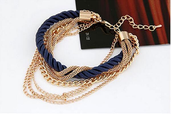 woman bracelet weave chains fashion charm bracelet girls women accessory lady party dress bracelets chain 6 colors, Golden;silver
woman bracelet weave chains fashion charm bracelet girls women accessory lady party dress bracelets chain 6 colors, Golden;silver