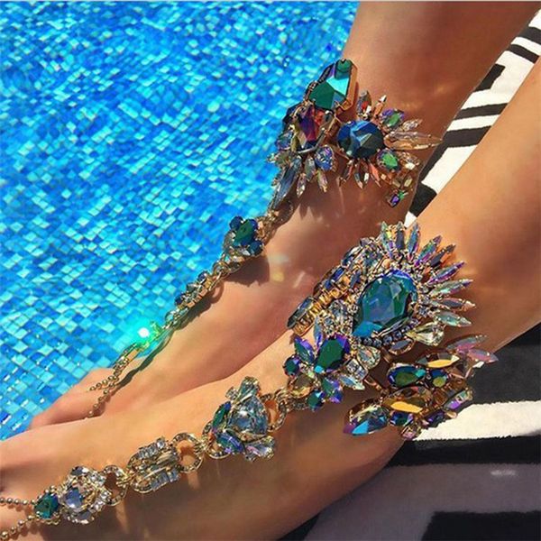 1 pcs long beach summer vacation ankle bracelet foot sandal leg chain female boho crystal anklet statement jewelry factory wholesale, Red;blue
1 pcs long beach summer vacation ankle bracelet foot sandal leg chain female boho crystal anklet statement jewelry factory wholesale, Red;blue