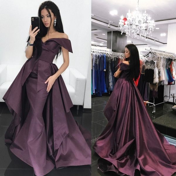 fashion taffeta dresses evening wear off shoulder mermaid formal gown sweep train pleats red carpet dress, Black;red
fashion taffeta dresses evening wear off shoulder mermaid formal gown sweep train pleats red carpet dress, Black;red