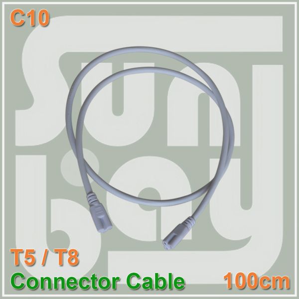 

Бесплатная доставка T5 T8 соединительный провод 100 см шнуры питания кабель обе стор
