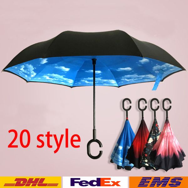 new style inverted umbrella double layer inverted umbrella reverse rainy sunny umbrella with c hook handleself special design wx-u02
new style inverted umbrella double layer inverted umbrella reverse rainy sunny umbrella with c hook handleself special design wx-u02