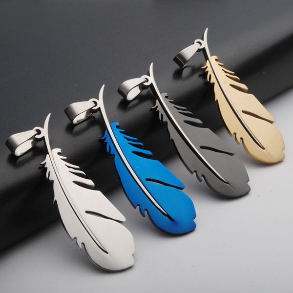 gold silver plated stainless steel feather pendant charms fit necklace for men women lover jewelry findings, Bronze;silver
gold silver plated stainless steel feather pendant charms fit necklace for men women lover jewelry findings, Bronze;silver