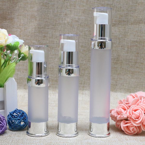 15ml 20ml 30ml high-grade silver airless bottles vacuum frosted lotion container plastic empty refillable bottle f2017659
15ml 20ml 30ml high-grade silver airless bottles vacuum frosted lotion container plastic empty refillable bottle f2017659