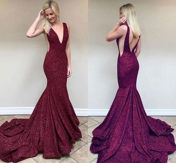burgundy red lace evening dresses v neck sleeveless ruched backless prom dresses mermaid evening dresses formal evening gowns, Black;red
burgundy red lace evening dresses v neck sleeveless ruched backless prom dresses mermaid evening dresses formal evening gowns, Black;red