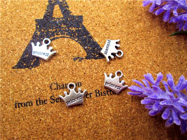 120pcs--princess crown charms antique tibetan silver tone cown pendants/charms 11x13mm, Bronze;silver
120pcs--princess crown charms antique tibetan silver tone cown pendants/charms 11x13mm, Bronze;silver