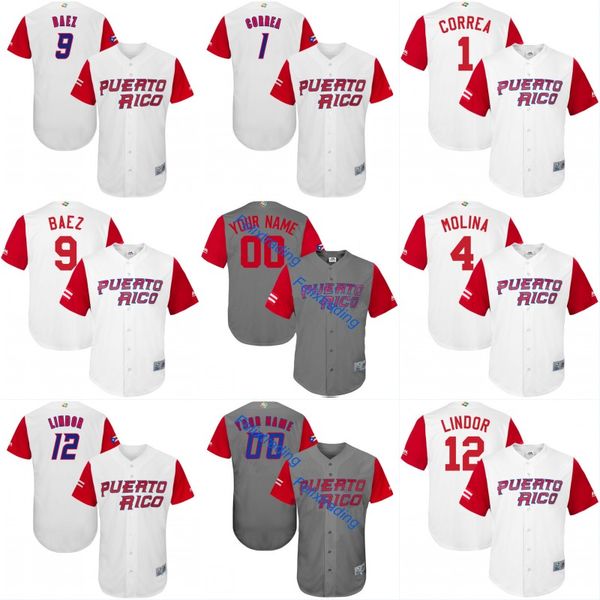 2017 puerto rico world baseball classic wbc jersey 1 carlos correa 4 yadier molina 9 javier baez 15 carlos beltr 12 flindor baseball jerseys, Blue;black
2017 puerto rico world baseball classic wbc jersey 1 carlos correa 4 yadier molina 9 javier baez 15 carlos beltr 12 flindor baseball jerseys, Blue;black