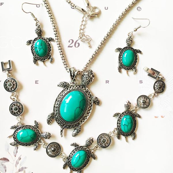 new tortoise turquoise bracelet earrings necklace sets women fashion wedding bride party jewelry sets ing, Black
new tortoise turquoise bracelet earrings necklace sets women fashion wedding bride party jewelry sets ing, Black