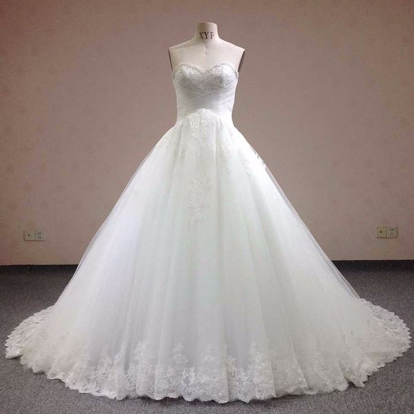 real p fashion sweetheart appliques switzerland lace wedding dress 2017 vestidos de novia bridal gown for party wd0053, White
real p fashion sweetheart appliques switzerland lace wedding dress 2017 vestidos de novia bridal gown for party wd0053, White