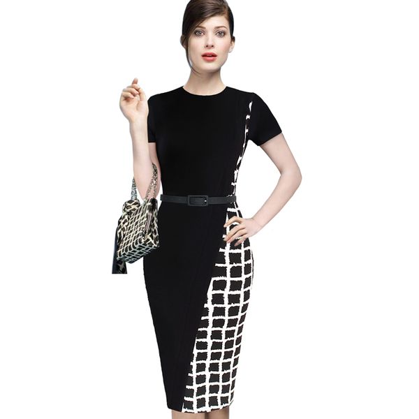 new desi women elegant asymmetric flower floral colorblock contrast patchwork casual wear to work office pencil sheath dress, White;black
new desi women elegant asymmetric flower floral colorblock contrast patchwork casual wear to work office pencil sheath dress, White;black