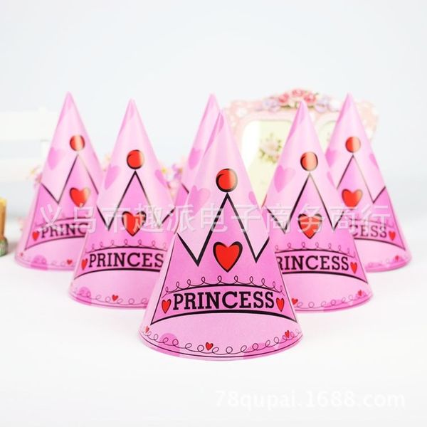 wholesale-18 pcs/lot princess crown birthday caps kids paper hats caps children party supplies favor cartoon character decoration
wholesale-18 pcs/lot princess crown birthday caps kids paper hats caps children party supplies favor cartoon character decoration