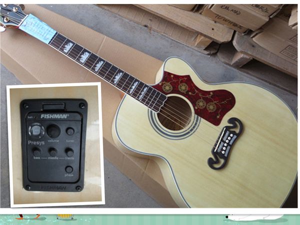 Factory Custom Shop Cutaway J200 Burlywood Spruce Top Maple Back & Sides Acoustic Electric Guitar
Factory Custom Shop Cutaway J200 Burlywood Spruce Top Maple Back & Sides Acoustic Electric Guitar