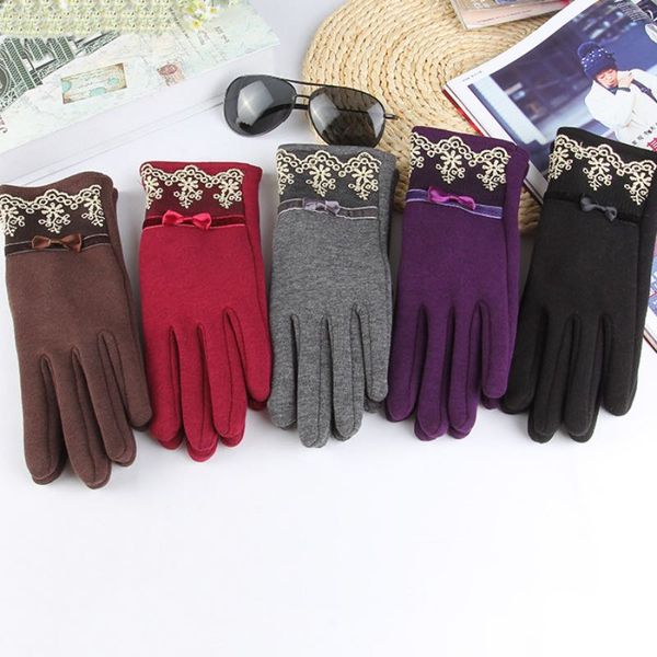 2017 warm winter lace gloves size warm five fingers gloves 5 colors grace design for women good elasticity, Blue;gray
2017 warm winter lace gloves size warm five fingers gloves 5 colors grace design for women good elasticity, Blue;gray