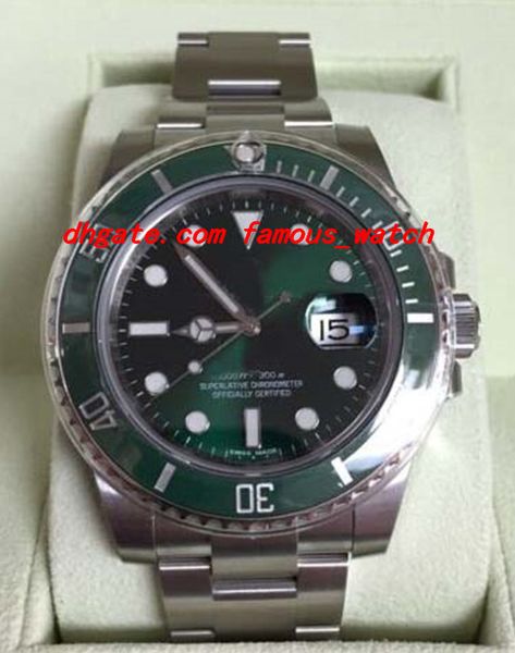 stainless steel bracelet new 116610 ceramic green box & new style white card 40mm automatic mechanical man watch wristwatch, Slivery;brown
stainless steel bracelet new 116610 ceramic green box & new style white card 40mm automatic mechanical man watch wristwatch, Slivery;brown