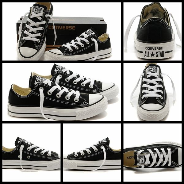 

2017 converse chuck taylor all star core black white shoes low for men women casual canvas shoes running converses sneakers classic shoe
