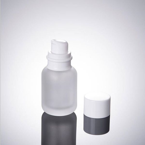 50ml frost glass cosmetic bottles, 1.7oz glass lotion bottles, 50cc glass press bottle, white cap empty bottle f2017458
50ml frost glass cosmetic bottles, 1.7oz glass lotion bottles, 50cc glass press bottle, white cap empty bottle f2017458