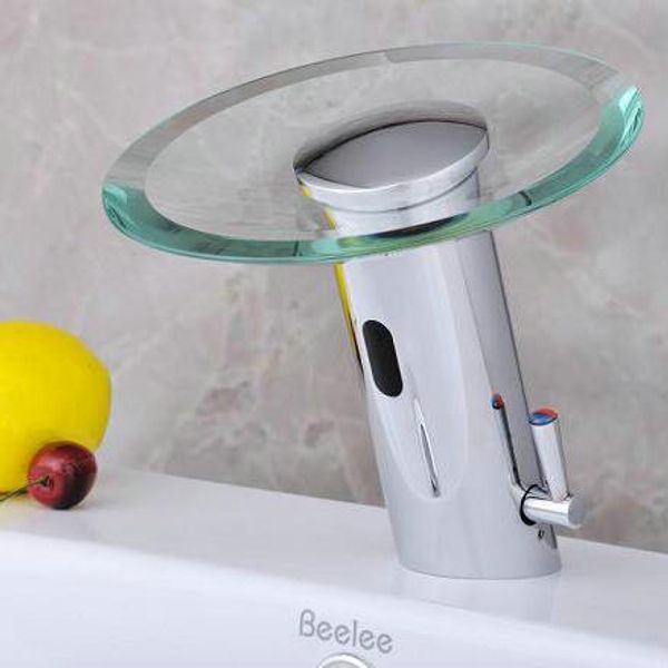 wholesale- modern brass bathroom sink automatic sensor mixer tap and cold sensor faucet glass waterfall sensor faucet tap(qh0109a
wholesale- modern brass bathroom sink automatic sensor mixer tap and cold sensor faucet glass waterfall sensor faucet tap(qh0109a