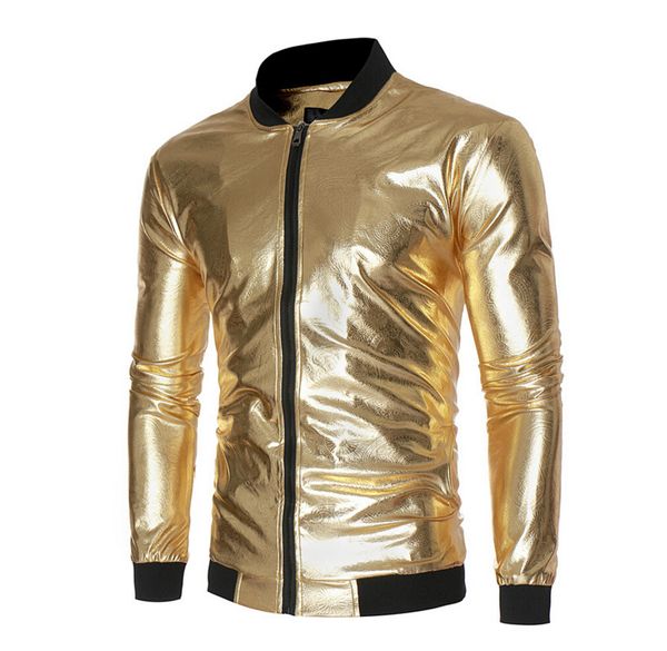 new nightclub popular light patterned fabric jacket qiu dong men splicing coat collar, Black;brown
new nightclub popular light patterned fabric jacket qiu dong men splicing coat collar, Black;brown
