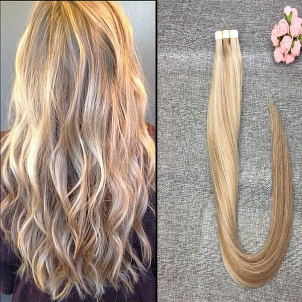 tape in hair extensions 8a grade piano color #p27/613 real hair tape extensions balayage glue in hair 14-26 inch for fashion women, Black
tape in hair extensions 8a grade piano color #p27/613 real hair tape extensions balayage glue in hair 14-26 inch for fashion women, Black