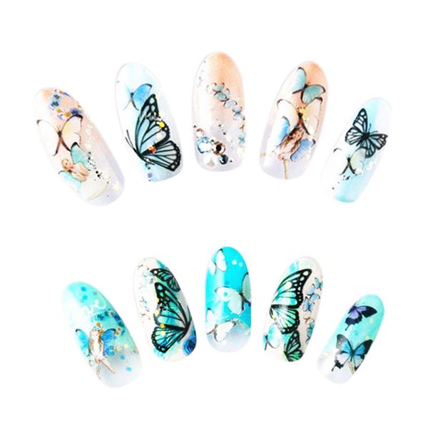 learnever nail design water transfer nails art sticker colored butterfly nail wraps sticker watermark fingernails decals, Black
learnever nail design water transfer nails art sticker colored butterfly nail wraps sticker watermark fingernails decals, Black