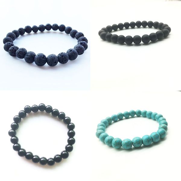 new natural black lava stone turquoise bracelets chakra healing balance beads bracelet for men women yoga jewelry
new natural black lava stone turquoise bracelets chakra healing balance beads bracelet for men women yoga jewelry