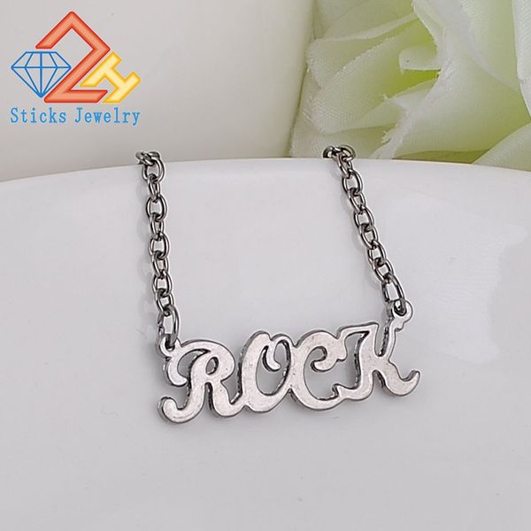 1 pieces / lot)rock personalized name necklace alloy pendant alison font fascinating pendant necklace, Silver
1 pieces / lot)rock personalized name necklace alloy pendant alison font fascinating pendant necklace, Silver