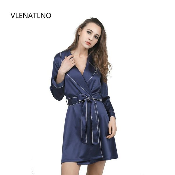 wholesale- high dressing satin solid robe spring chiffon robes women bathrobe home clothes sleepwear bath summer women's grade gow vhhf
wholesale- high dressing satin solid robe spring chiffon robes women bathrobe home clothes sleepwear bath summer women's grade gow vhhf